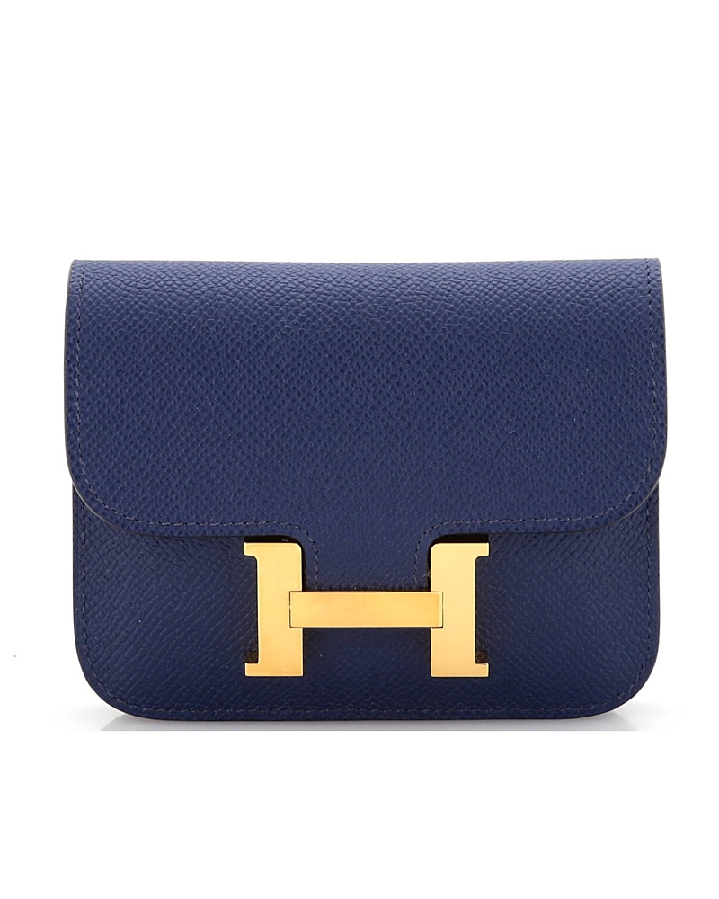 Pre-Owned Hermes Constance Slim Wallet Epsom