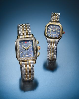MICHELE Deco Chronograph, 33mm x 35mm | Bloomingdale display picture 3
