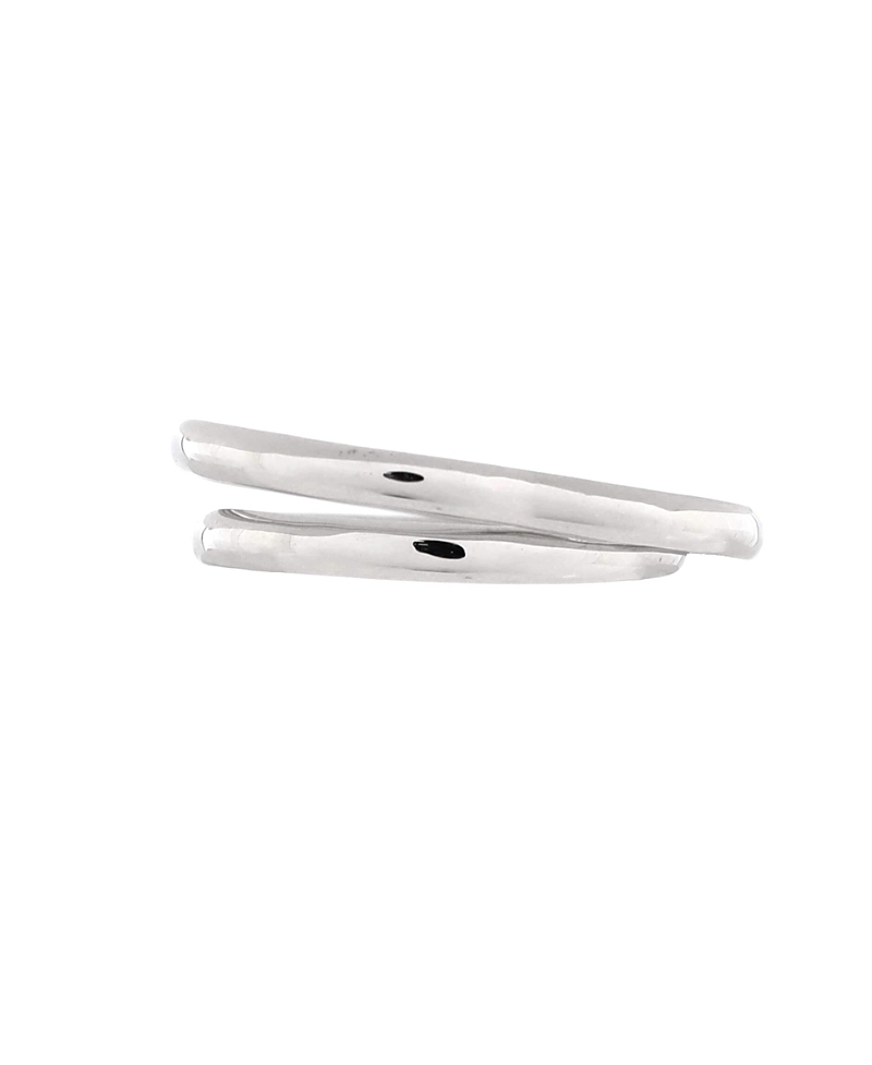 Pre-owned Pre-owned Hermes Hermes Mm Vertige Coeur Ring 18k White Gold