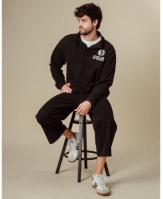 Unisex NFL Pittsburgh Steelers Mock 1/4 Button Up