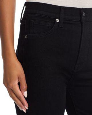 Ryleigh SlimHigh Rise Straight Ankle Jeans in Onyx