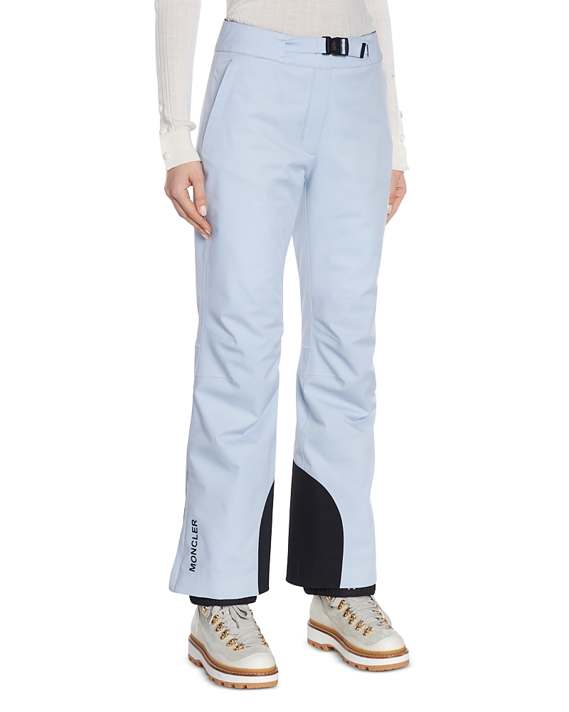 Moncler Technical Stretch Nylon Primaloft Ski Pants In Medium Grey