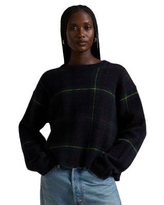 Ralph lauren plaid sweater best sale