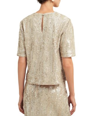 Marlowe Limited Sequined Top 