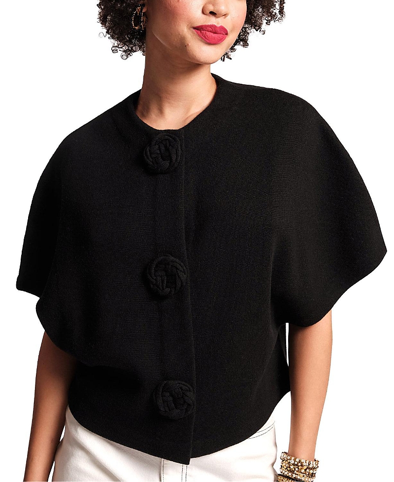FRANCES VALENTINE CARNEGIE SHRUG SWEATER