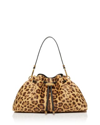 Jimmy Choo - Cinch Medium Leopard Print Shoulder Bag