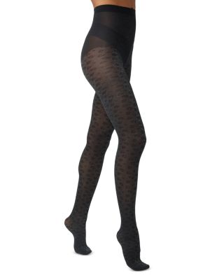 HUE Luxe Leopard Control Top Tights Bloomingdale s