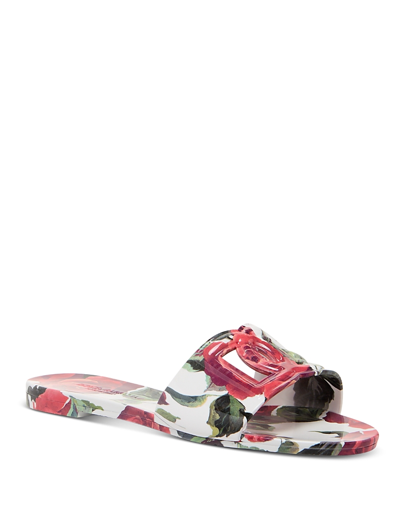 Dolce & Gabbana Women's Logo Pool Slide Sandals