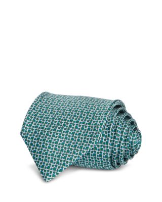 FERRAGAMO - Silk Classic Grid Tie