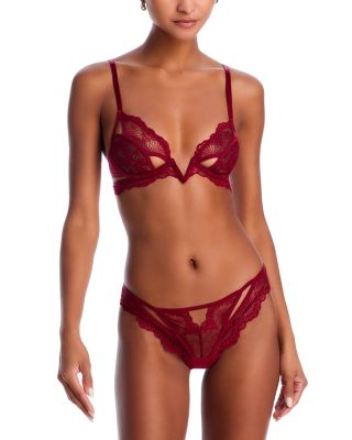 Kane V-Wire Lace Bra & Thong