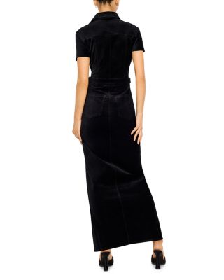 green emerald velvet dress The Line by K Jace Dress - Black main image 0