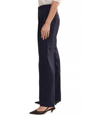 Jones Pleated Wool Pants