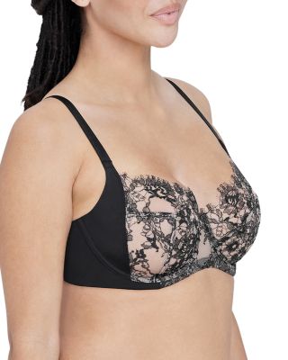 Entice Lace Side Support Balconette Bra