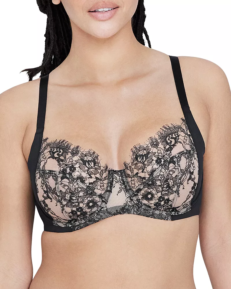 Skarlett Blue Entice Lace Side Support Balconette Bra
