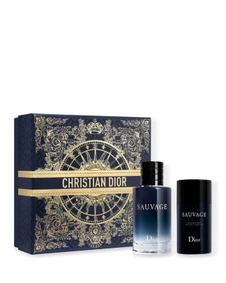 CHRISTIAN DIOR SAUVAGE 2 PCS GIFT SET EAU DE PARFUM 3.4 Oz