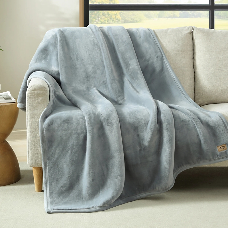 Ugg Coco Throw Blanket, 50 X 70 In Seal Gray