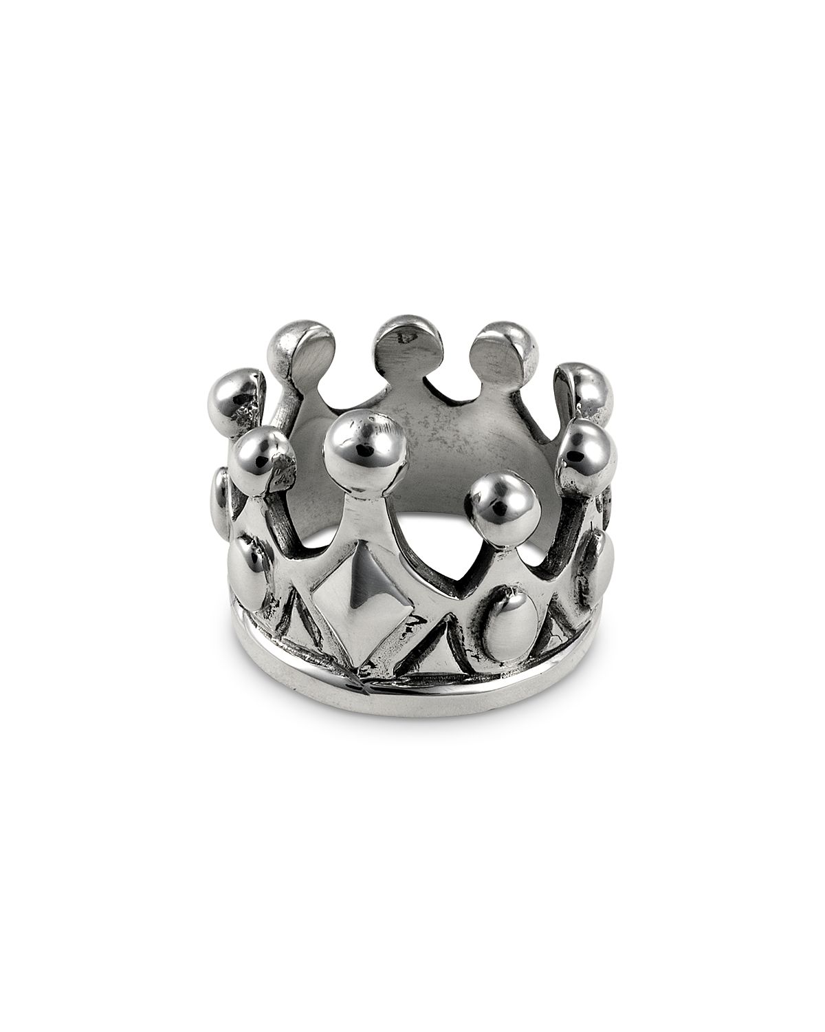 King Baby Studio Men's Crown Ring