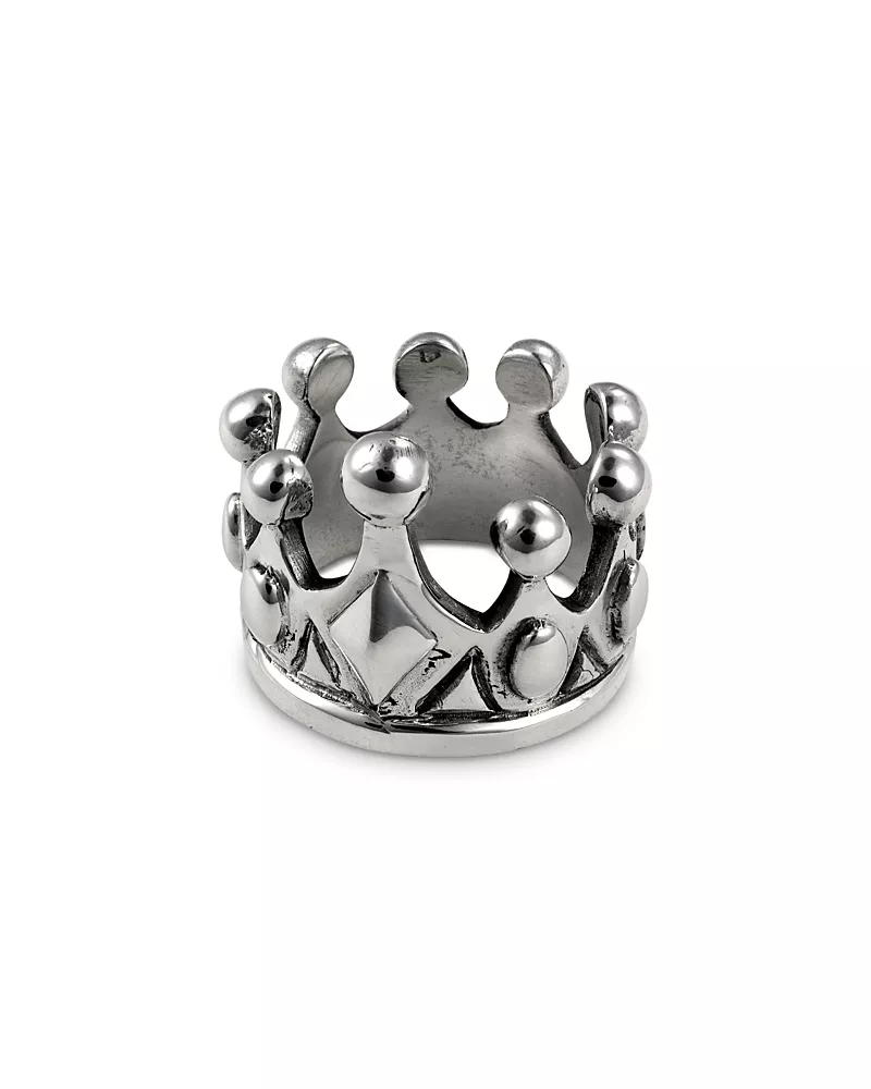 King Baby Studio Men's Crown Ring