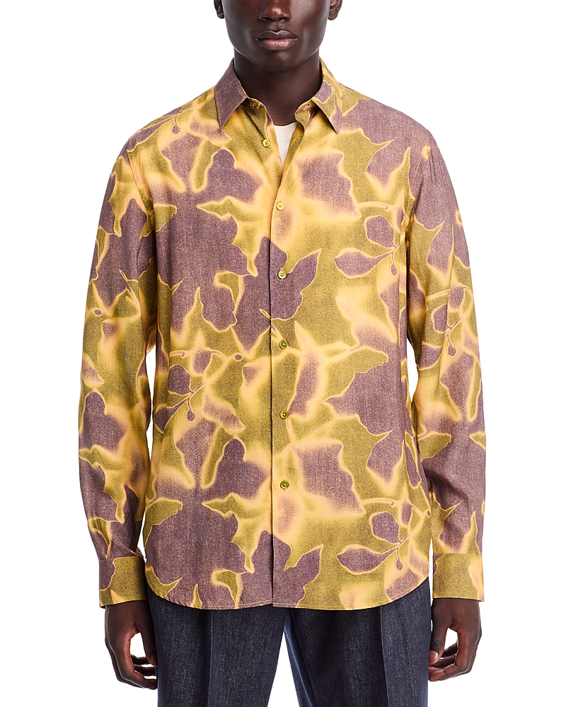 Paul Smith Abstract-print Shirt In Multi