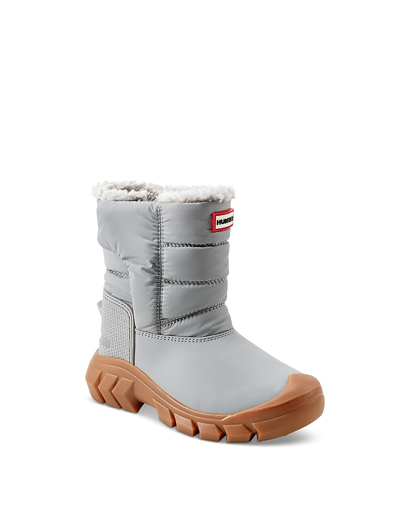 Hunter Unisex Kids Intrepid Insulated Snow Boots - Little Kid, Big Kid In Light Gray