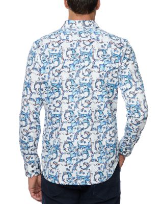 Acosta Printed Button Front Shirt