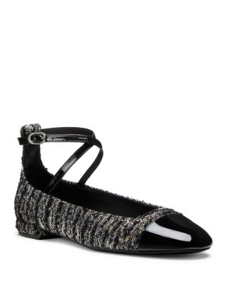 Stuart Weitzman - Women's Eden Crossover Strap Flats