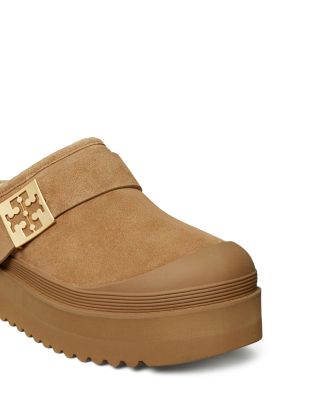 Women's Mellow Shearling Lined Platform Clogs