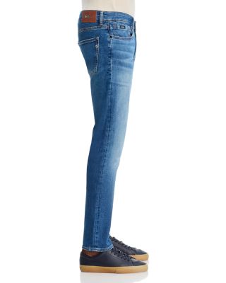 Delaware Cotton Stretch Slim Fit Jeans in Medium Blue