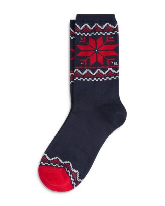 Ralph Lauren Snowflake Slack Socks | Bloomingdale's