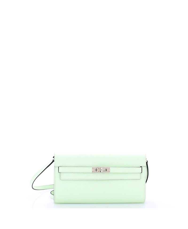 Pre-Owned Hermes Kelly To Go Wallet Epsom