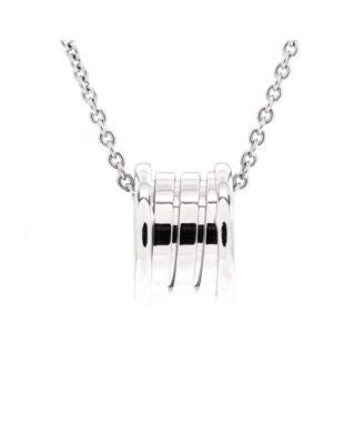 Pre-Owned Bvlgari - B.Zero1 Pendant Necklace 18K White Gold