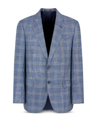 Notch Lapel Plaid Blazer