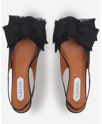 Women&#39;s Slingback Ballerina Flat in Satin