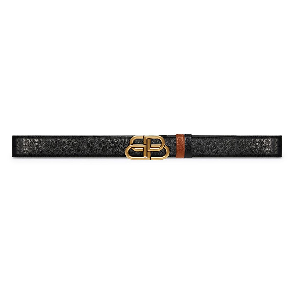 Balenciaga Men's Bb Reversible Belt