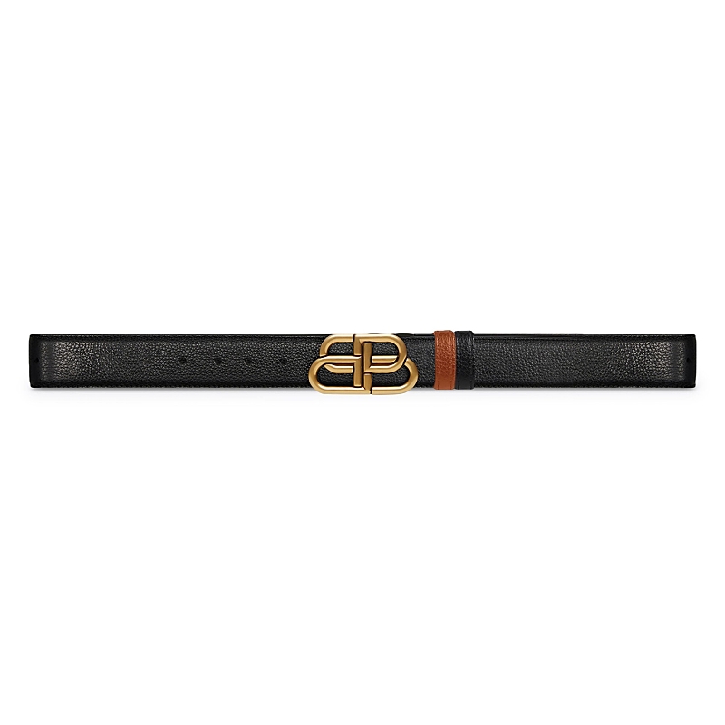 Balenciaga Men's Bb Reversible Belt