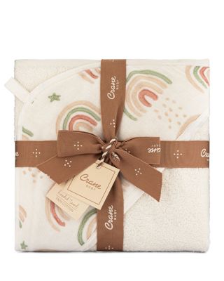Parker Baby Rainbow Hooded Towel - Ages 0-3