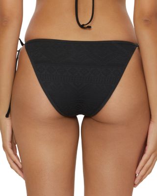 Color Play Crochet Triangle Top &amp; Color Play Crochet Tie Side Bottom