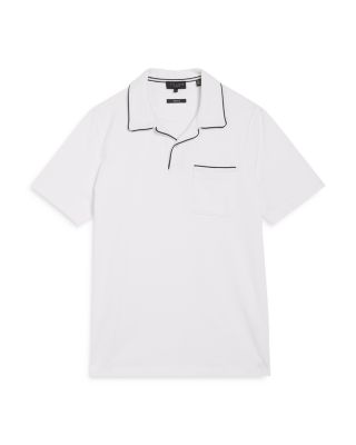 Paisel Open Collar Short Sleeve Polo Shirt