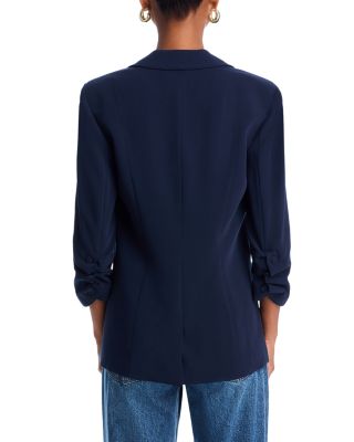 Khloe Ruched-Cuff Blazer