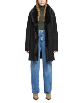 Sancy Toscana Trimmed Shearling Coat