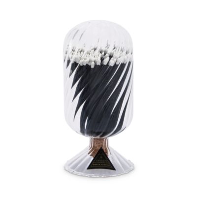 Skeem Design - Helix Match Cloche, Tuxedo, White-Tipped Matches with Black Stems