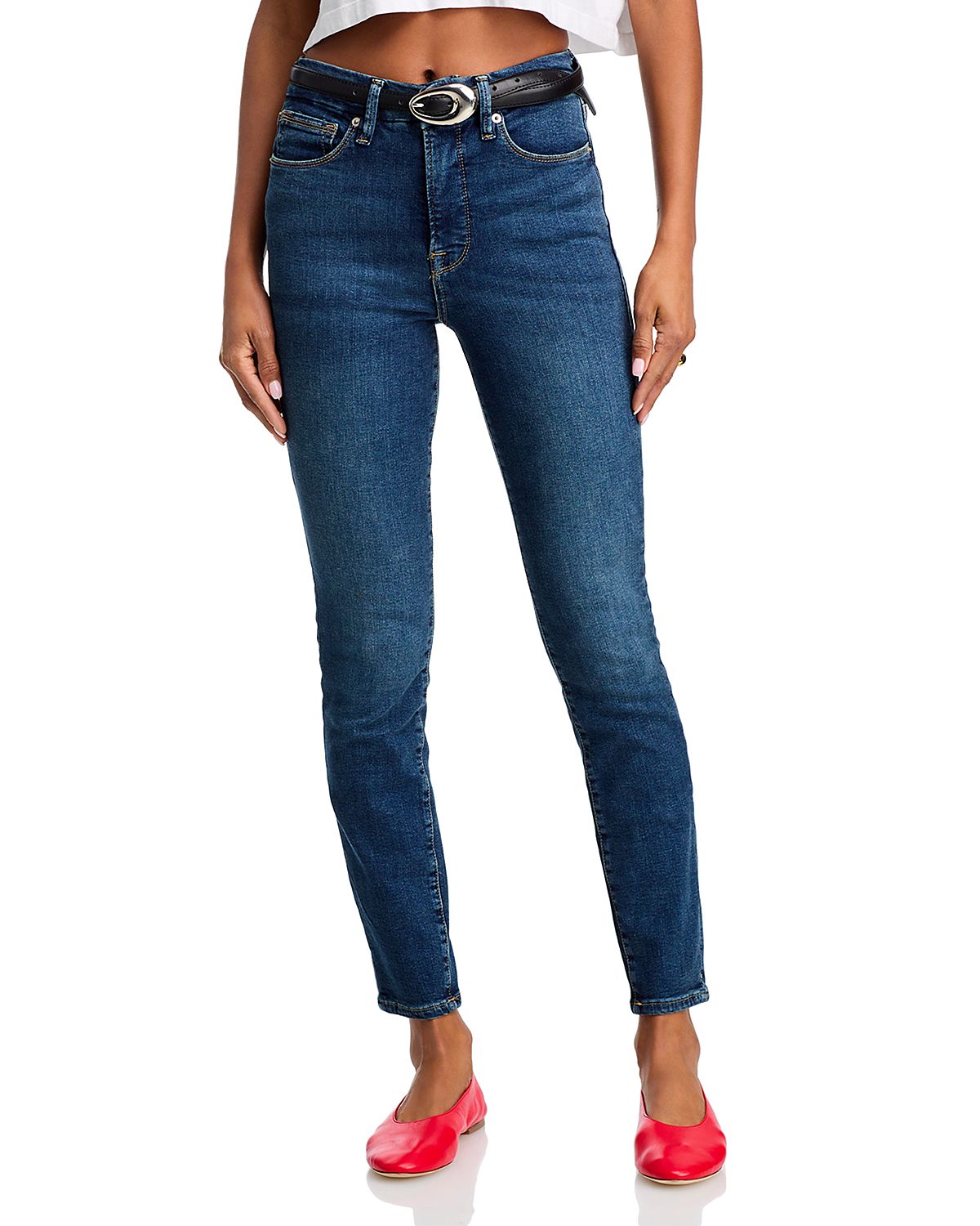 Good American Good Legs High Rise Skinny Jeans