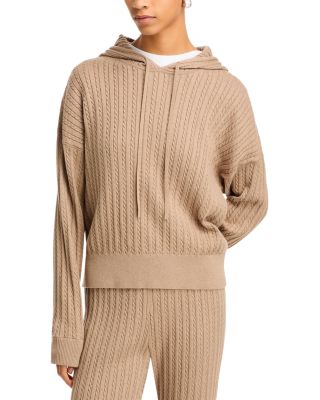 SIMKHAI - Cable Knit Hoodie