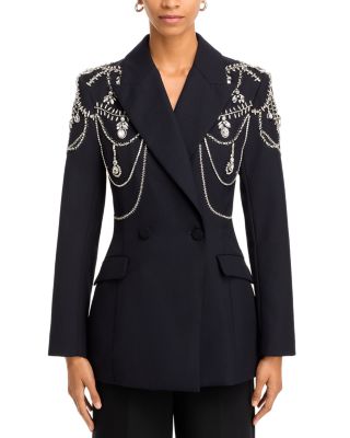 Getty Rhinestone Embellished Blazer