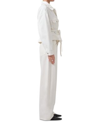 Ayla High Rise Baggy Wide Leg Jeans in Pashmina