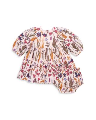 Pink Chicken - Girls' Baby Girls Brooke Dress Set - Autumn Flowers - Baby