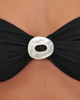 Solid Sama Bandeau Bikini Top & Solid Sam Full Bikini Bottom