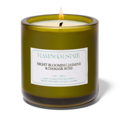 Flamingo Estate - Night Blooming Jasmine and Damask Rose Candle 8 oz.