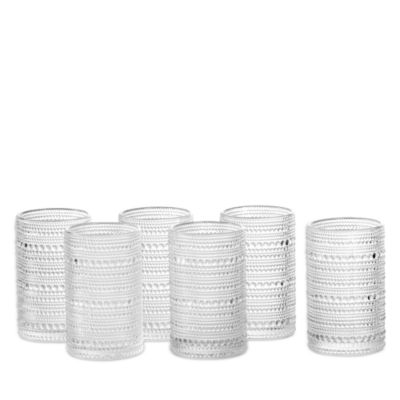 Fortessa Jupiter Clear Ice Beverage Glass, Set of 6