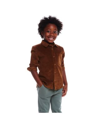 Boys' Garment Washed Corduroy Buttondown - Little Kid, Big Kid